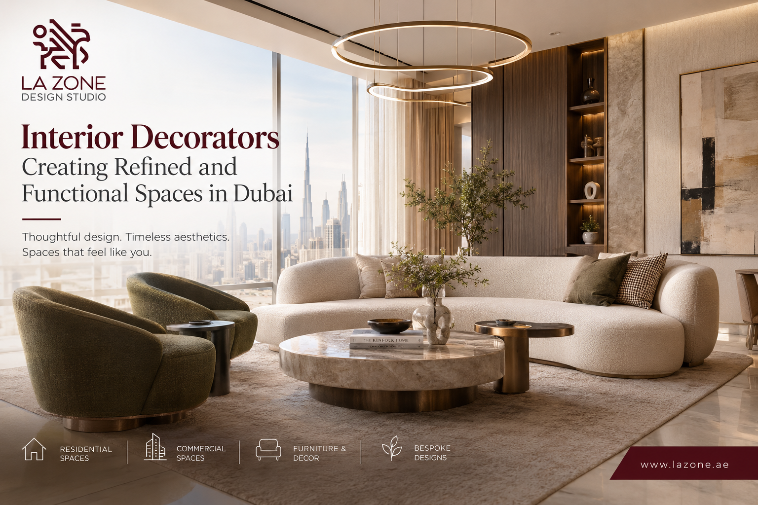 Interior decorators in Dubai creating refined and functional luxury living spaces